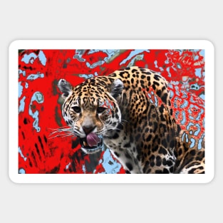 Jaguar Tarnung / Swiss Artwork Photography Sticker